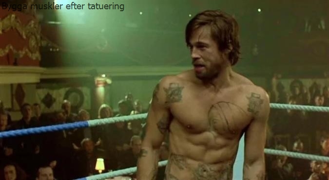 Bygga muskler efter tatuering